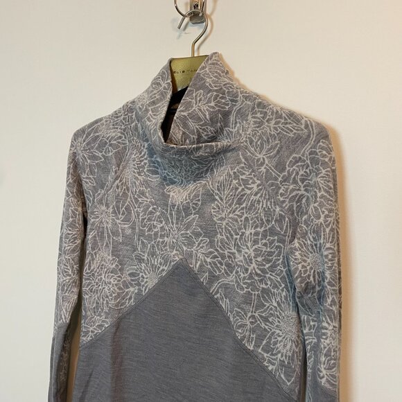 SMARTWOOL Merino 250 Crossover Neck Turtleneck Mock Knit Top \\ M - Picture 3 of 9